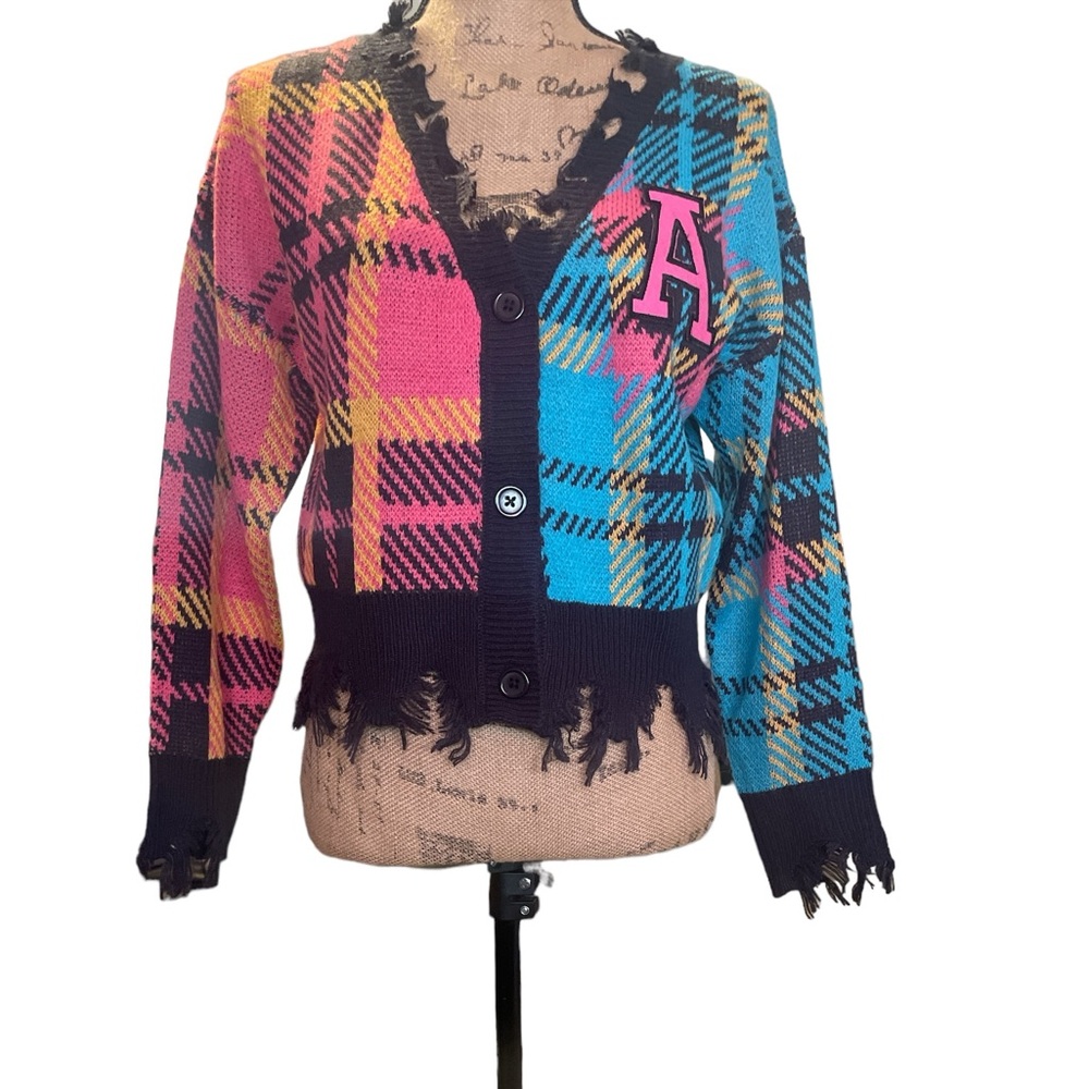 TRENDY THREADS cropped cardigan